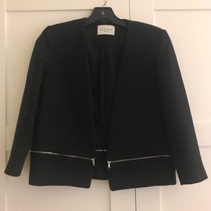 Sandro Volonte Zip Detail Blazer